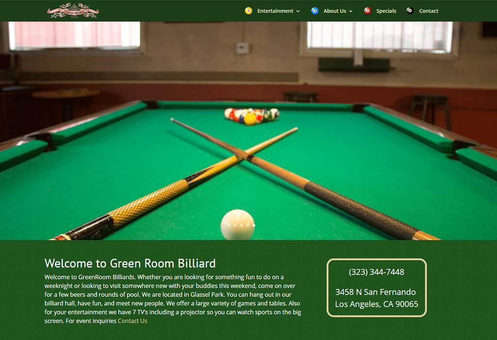 Green Room Billiard